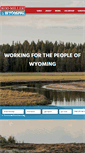 Mobile Screenshot of millerforwyoming.com